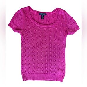 Small hot pink Lauren Ralph Lauren sweater